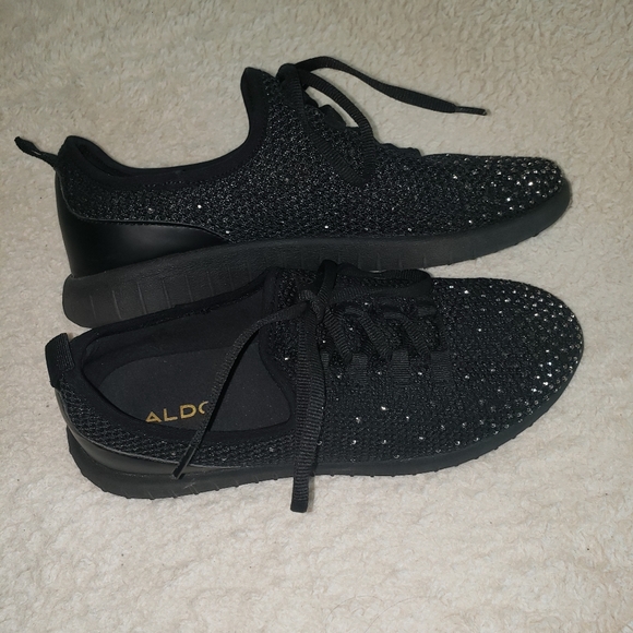 ALDO black with rhineatones - Picture 2 of 6